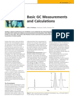 Basic GC Measurements and Calculations: LC - GC Europe - February 2001