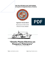 Diseño Planta Eléctrica en Pesquero Palangrero