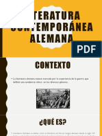 Literatura Contemporanea Alemana