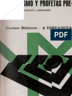 Cursos Bíblicos A Distancia.07. González Lamadrid Antonio - Profetismo y Profetas Pre-Exílicos