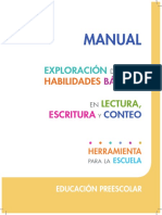 Manual PREESCOLAR Exploración-Habilidades