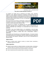 Plantemos Un Arbol Hoy PROYECTO DE ARBOR PDF