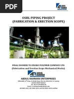 Osbl Piping Project (Fabrication & Erection Scope) : Abdul Rahman Enterprises