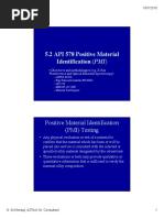 Api 578 Positive Material Identification Pmi PDF