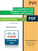 Práctica 4 Diagnóstico de Hardware Por Bios y Por Software Especializado