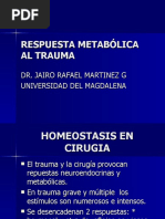 Respuesta Metabólica Al Trauma