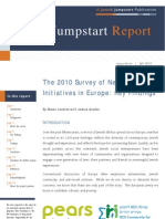 The 2010 Survey of New Jewish Initiatives in Europe