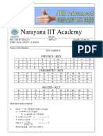 SR Iit Iz - l25 - Jee Advanced 2014 p2 Key Hints and Solutions