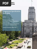 Programme Specification 2018-2019