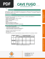 Ficha Tecnica 2015 Cave Fugo