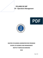 (2019) MM5004 Operations Management