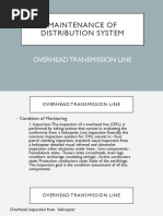 Maintenance of Overhead Transmission Lines