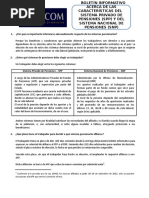 Boletin Informativo Del Sistema de Pensiones