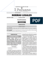 Decreto Supremo #022-2019-EF