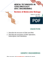 2 - Review of Molecular Biology - HANDOUT