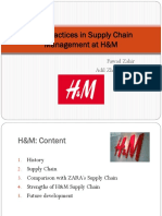 Best Practices in Supply Chain Management at H&M: Fawad Zahir Adil Zhantilessov