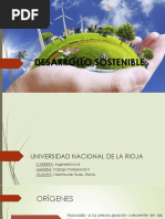 Desarrollo Sostenible y Sustentable