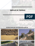 3.1 Empuje de Tierras