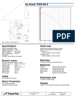 Data Sheet KRS-85.5: Specification Shaft Seal