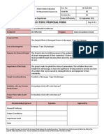 Research Topic Proposal Form: 59 Panay Avenue Quezon City