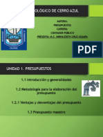 Gestion y Toma de Decisiones Unidad 1 Presupuesto