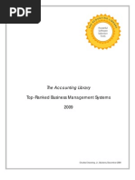 Top-Ranked Business Management Systems 2009: The Accounting Library