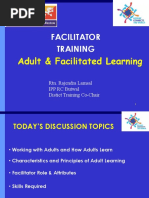 Facilitator Training: Adult & Facilitated Learning