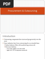 Procurement & Outsourcing