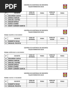 Registro de Asistencia de Docentes