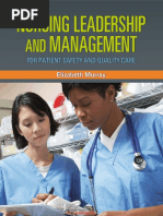 Nursing Leadership and Management For Patient Safety and Quality Care PDF