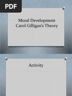 Moral Development - Carol Gilligan