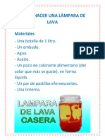 Cómo Hacer Una Lámpara de Lava