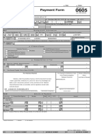 BIR Form 0605 Payment Form