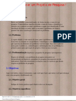 Como Elaborar Projeto de Pesquisa