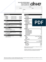 Cirrus Plus EC/HD Folding Power Wheelchair: Order Form/Price List