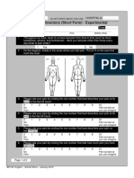 Brief Pain Inventory (Short Form) - Experimental: Date: Time: Name