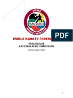 World Karate Federation - para Karate Reglas