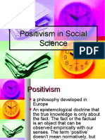 Positivism in Social Science