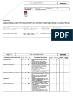 Risk Assessment For Sand Blasting PDF