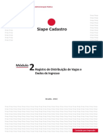 Módulo 2 - Registro de Distribuição de Vagas e Dados de Ingresso