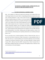 The Effectiveness of Political Parties in India: Their Growth and Contribution To The Development of Law