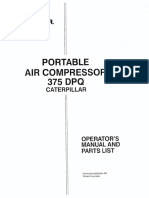 Sullair 375 DPQ Operator Manual y Parts 2003 - 02250049-038 (E) 375 CAT