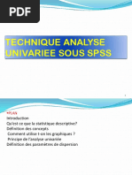 Technique Analyse Univariee