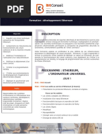 Formation Ethereum BitConseil - Syllabus