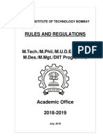 M Tech Rules Update 201806 Sept