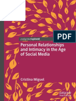 Cristina Miguel - Personal Relationships and Intimacy in The Age of Social Media-Springer International Publishing, Palgrave Pivot (2018)