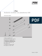 PERI UP Rosett Flex Modular Scaffold W. Deck UDI UDG Basic Information PDF