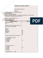 A Detailed Lesson Plan in Math V