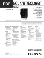 Diagrama Minicomponente Sony - Modelo Hcd-Ecl77bt - Hcd-Ecl99bt - Ver.1.0 Vieje de Beto Gomez