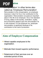 Factors Affecting Compensation